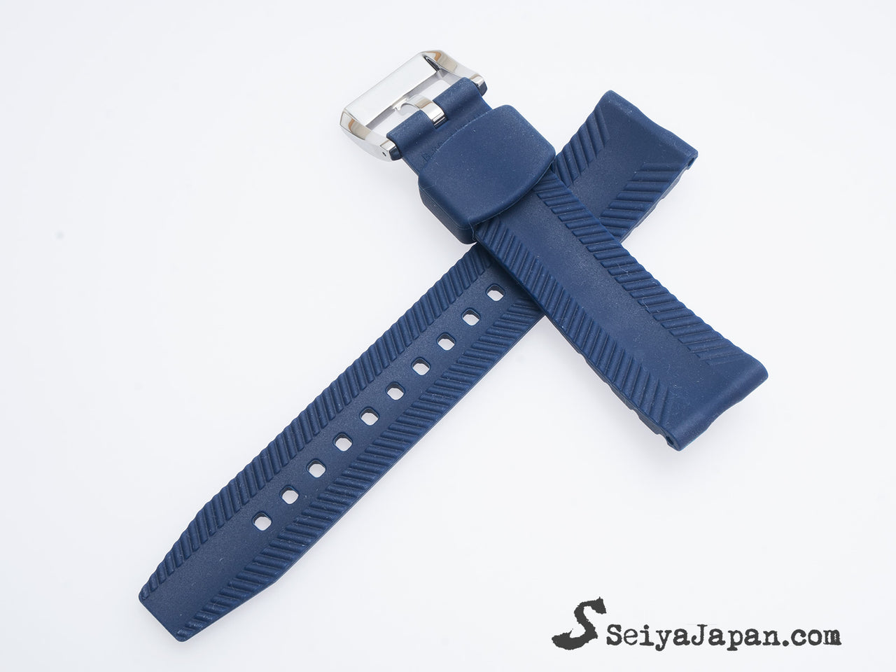 GRAND SEIKO 20mm Blue Silicone Strap & Buckle / GS20_BLU E004011J9