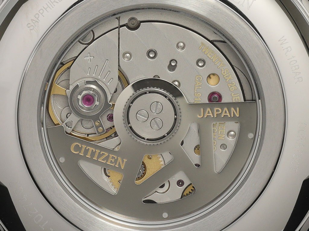 Citizen Collection Automatic Silver Foil Lacquer Dial Nb3020-16W Made In Japan Solar-Quartz